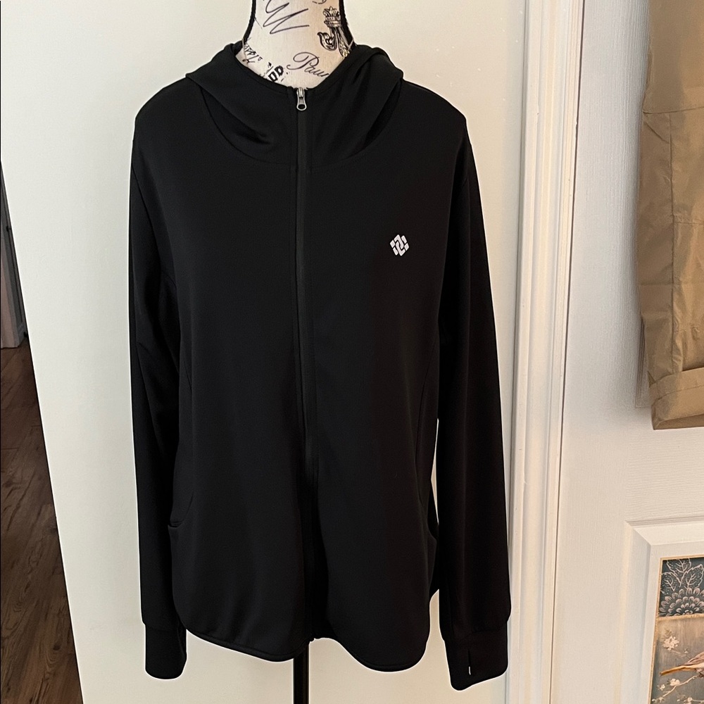 💗Black Hoodie with Front Logo